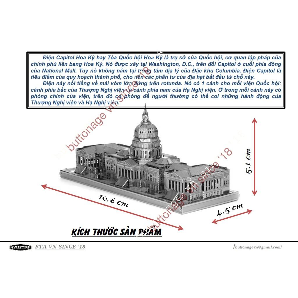 Mô Hình Lắp Ráp 3d Tòa Nhà Quốc Hội Hoa Kỳ