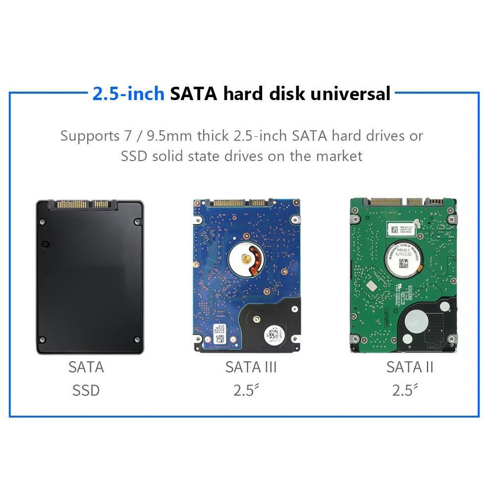 Vỏ Đựng Ổ Cứng Hhd 2.5 Inch USB 3.0 SATA SSD Cho Laptop