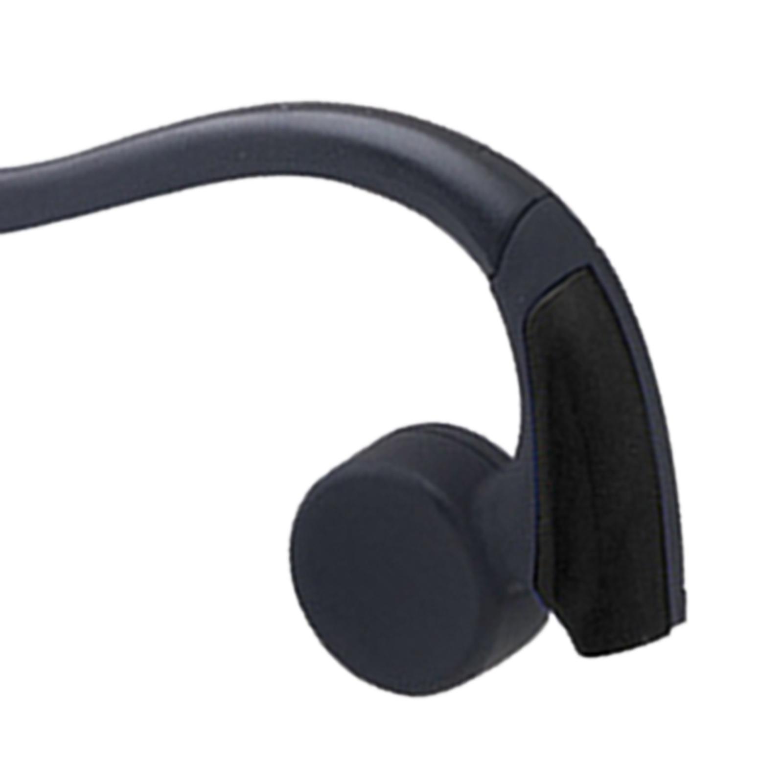 Bone Conduction Wired Headset Voice Control Headphones for Running Outdoor Sport