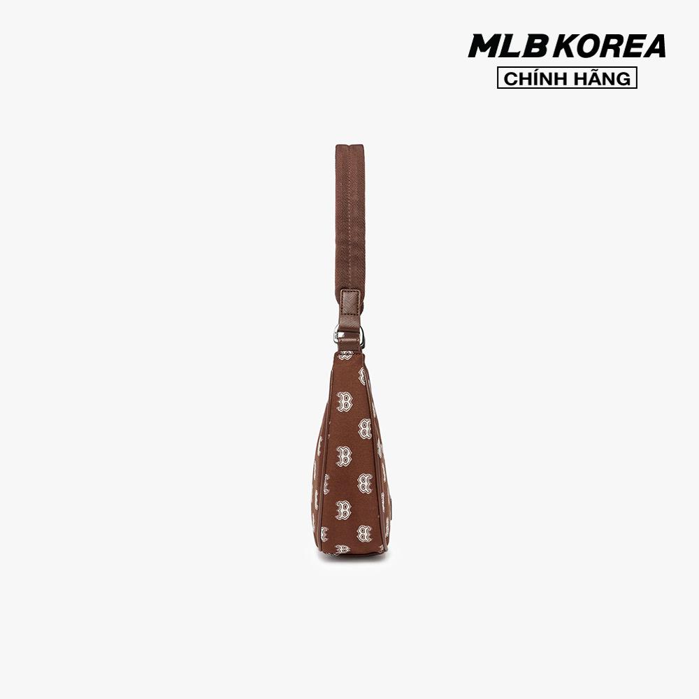 MLB - Túi đeo vai chữ nhật Classic Monogram Jacquard Hobo 3ABQS102N