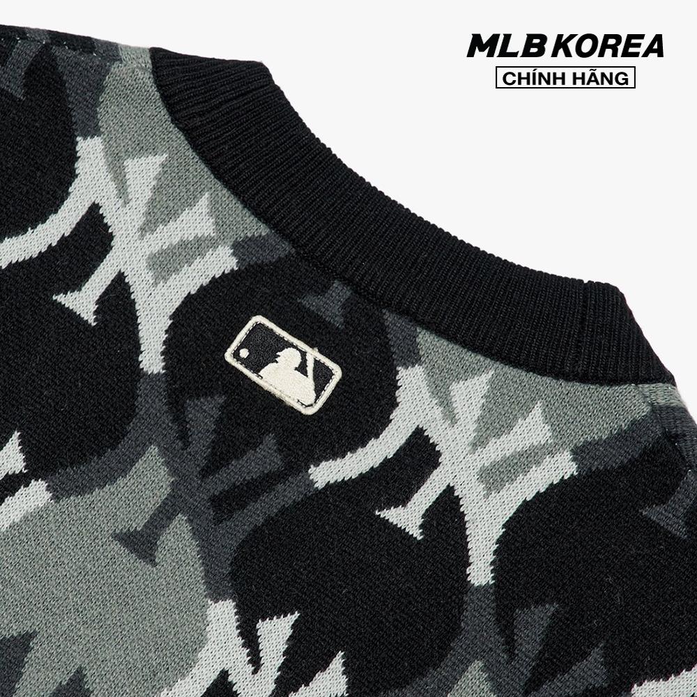 MLB - Áo khoác cardigan phom suông Argyle Monogram All Over 3AKCY0224