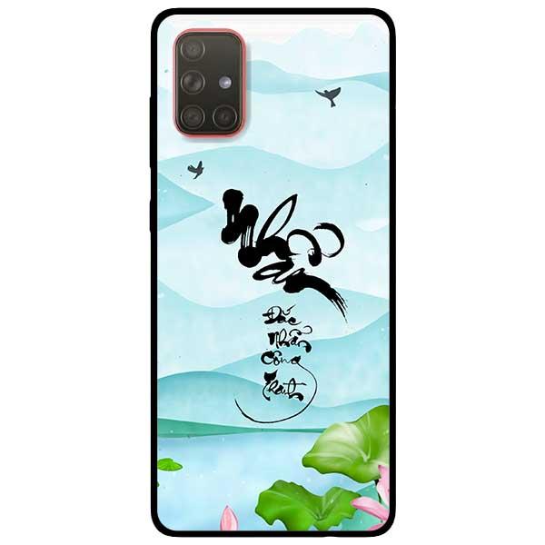 Ốp lưng dành cho Samsung Galaxy A51 / A71 / M51 - Thư Pháp Nhẫn