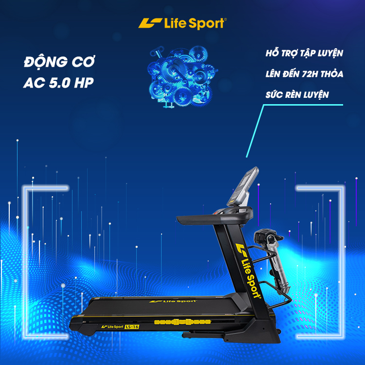 Máy Chạy Bộ Cao Cấp Lifesport LS-16