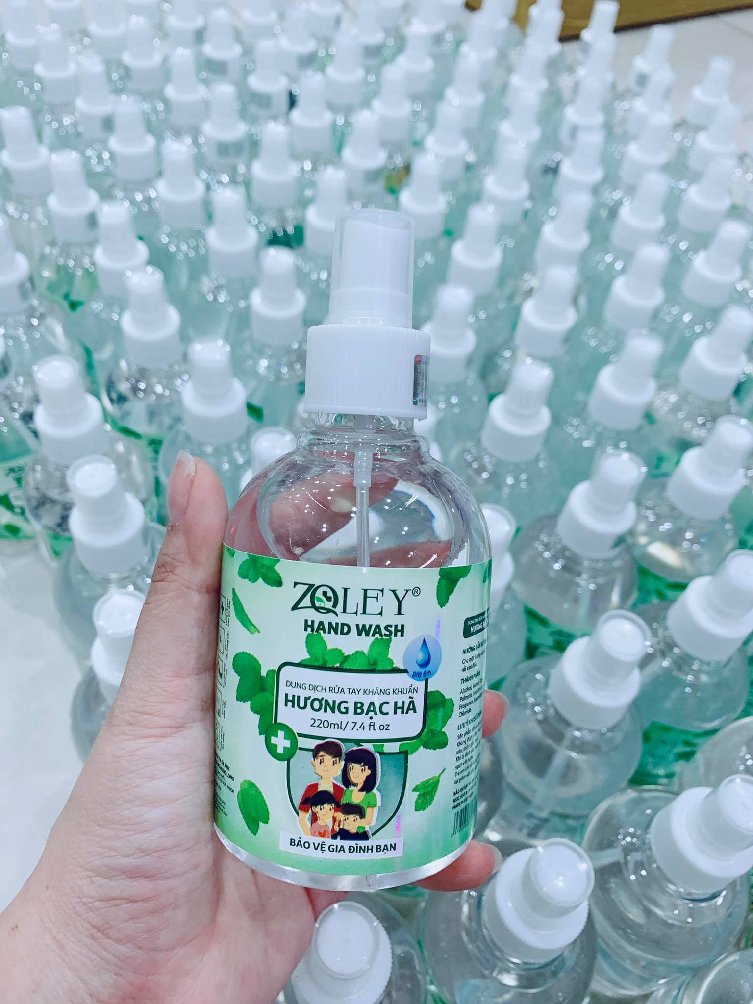 Chai Xịt Kháng Khuẩn Zoley 220ml