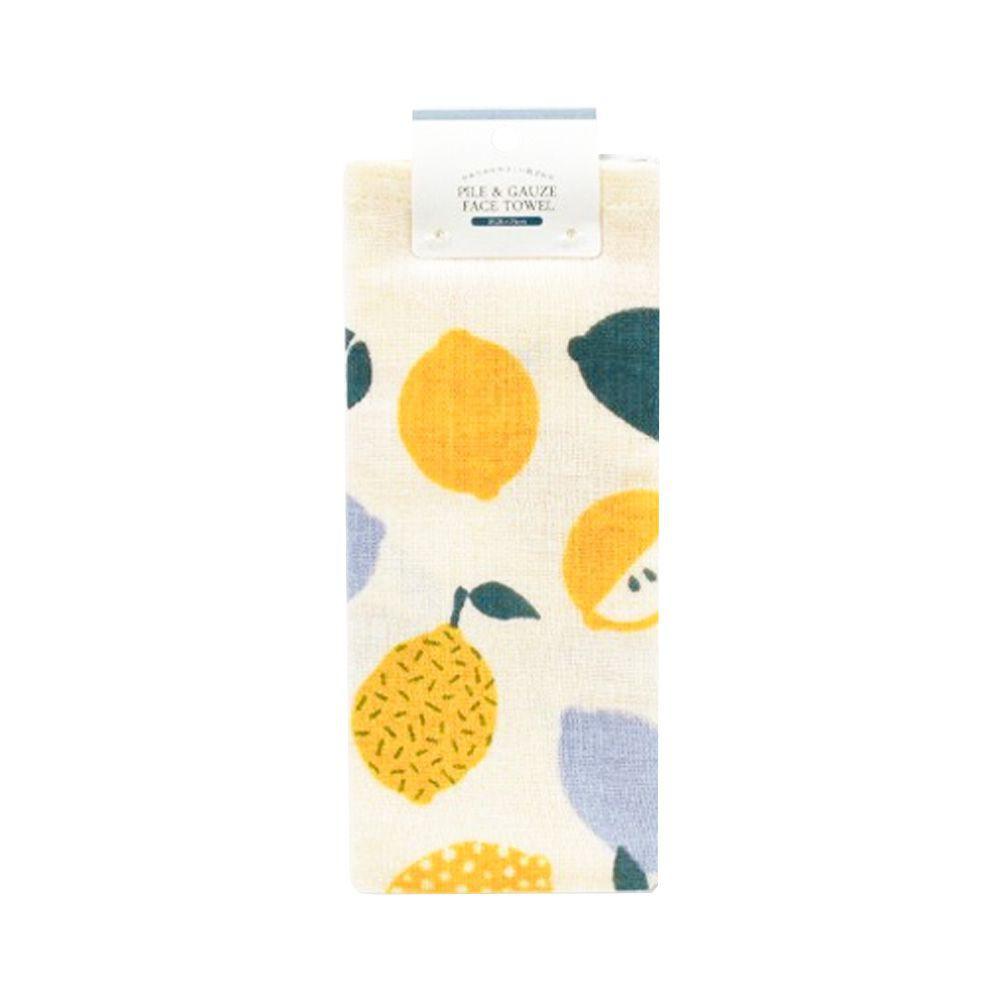 Khăn mặt cotton 2 lớp mẫu hoa quả nội địa Nhật