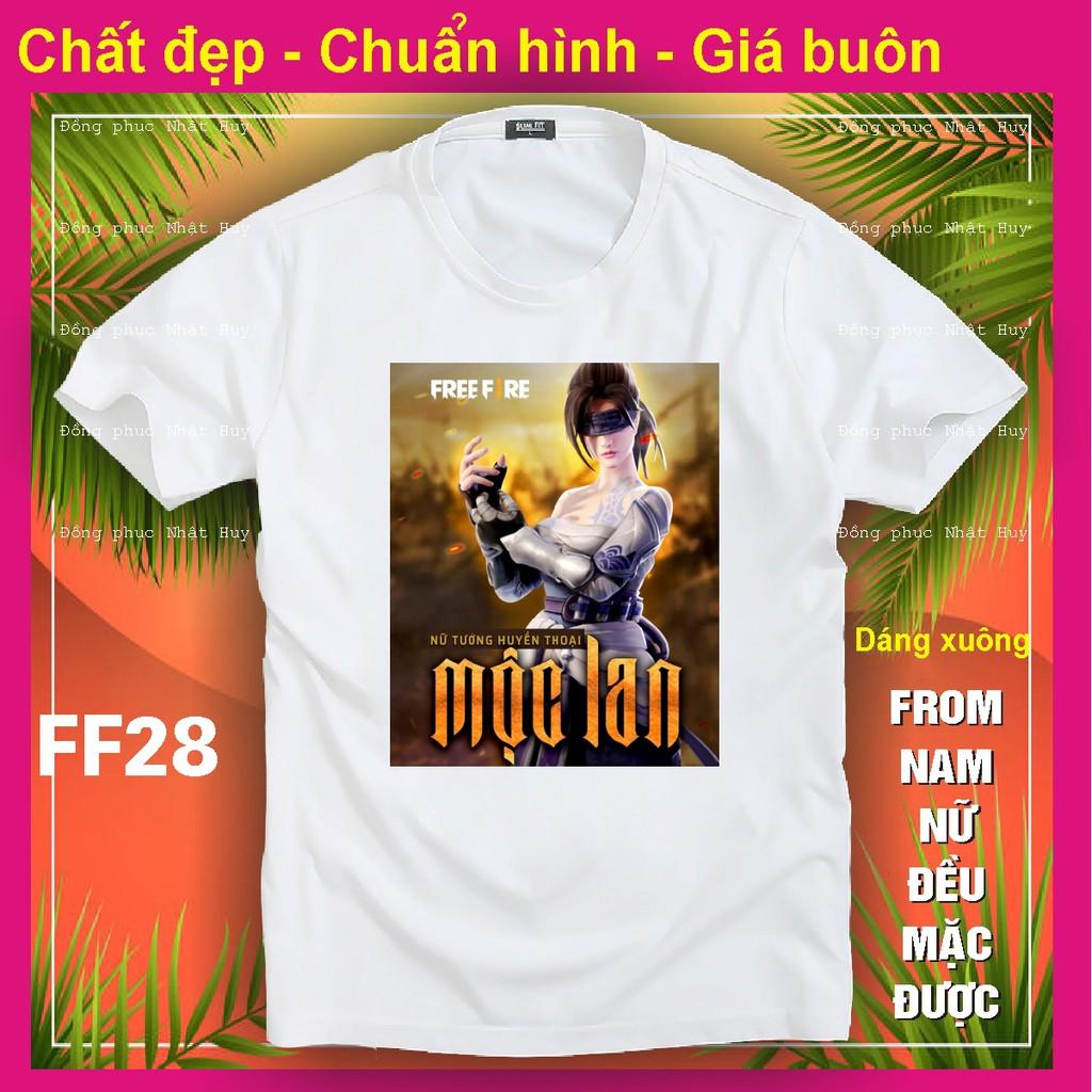 Áo thun game Free Fire FF25 ,phông bao đổi trả, chất đẹp