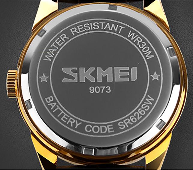 Đồng hồ nam dây da Skmei TCK01