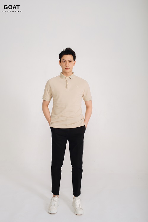 Áo Thun Polo Nam Tay Ngắn Cổ Bẻ GOAT MENSWEAR