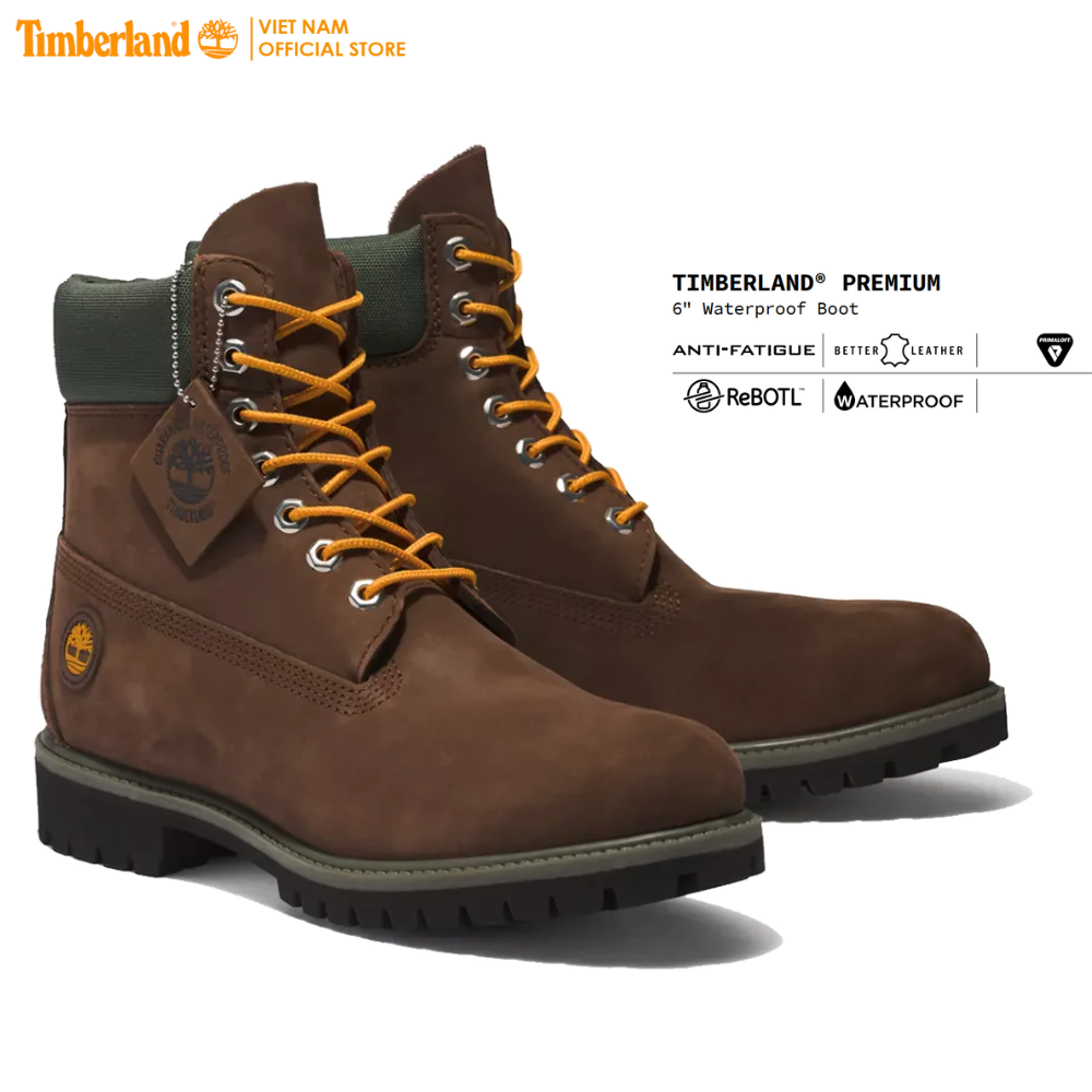 [NEW] Original TIMBERLAND Giày Cổ Cao Nam 6-inch Premium Waterproof Boots Tree Vault TB0A2CX878