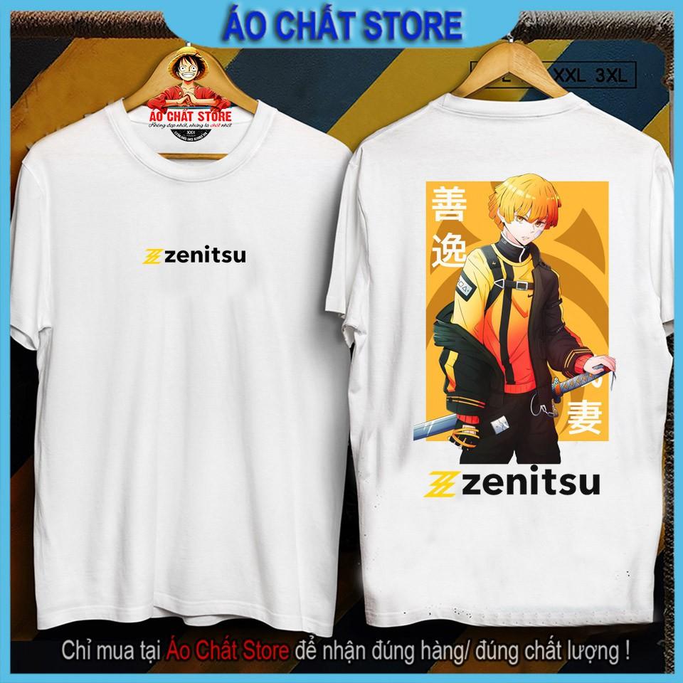 Áo thun Kimetsu no Yaiba Zenitsu cực đẹp | Áo Agatsuma Zenitsu Demon Slayer mẫu mới KY31