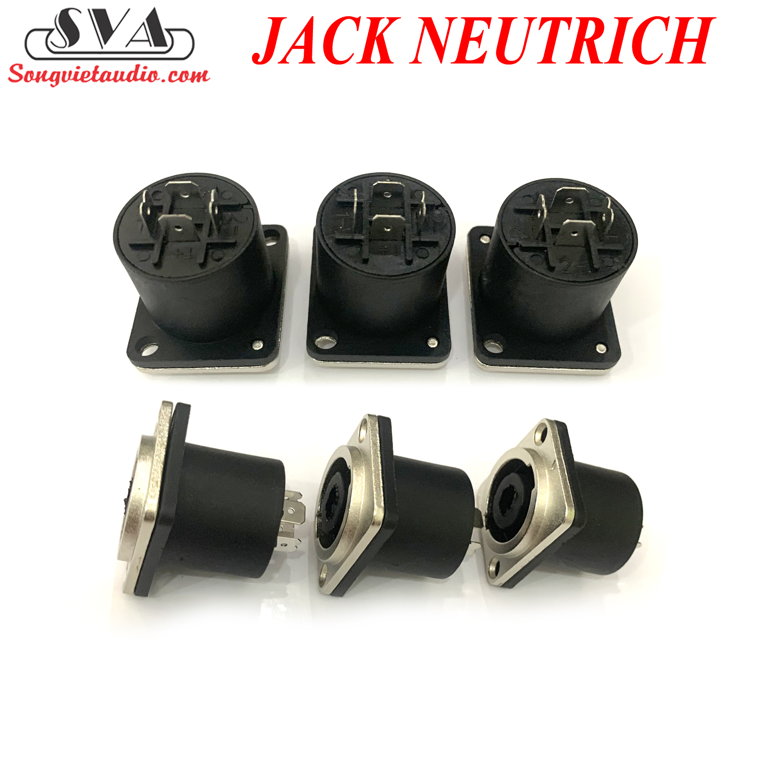 Jack Loa Speakon Neutrik Bọc inox - 1 Chiếc