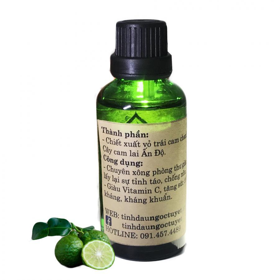 Combo 2 chai tinh dâu cam begamot tươi mát ngọt the Ngọc Tuyết 50mlx30ml