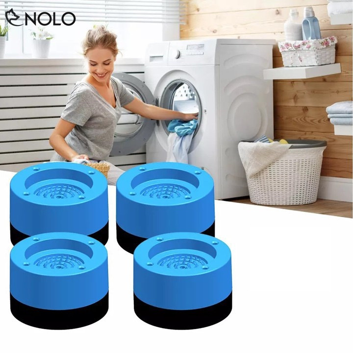 Sét 4 chân đế cao su kê máy giặt ,tủ lạnh ,chống rung ,chống ồn ,chống trượt ,độ bền cao phù hợp tất cả các loại máy