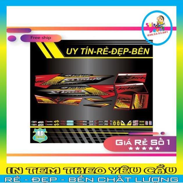 Tem rời Sirius xăng cơ V8