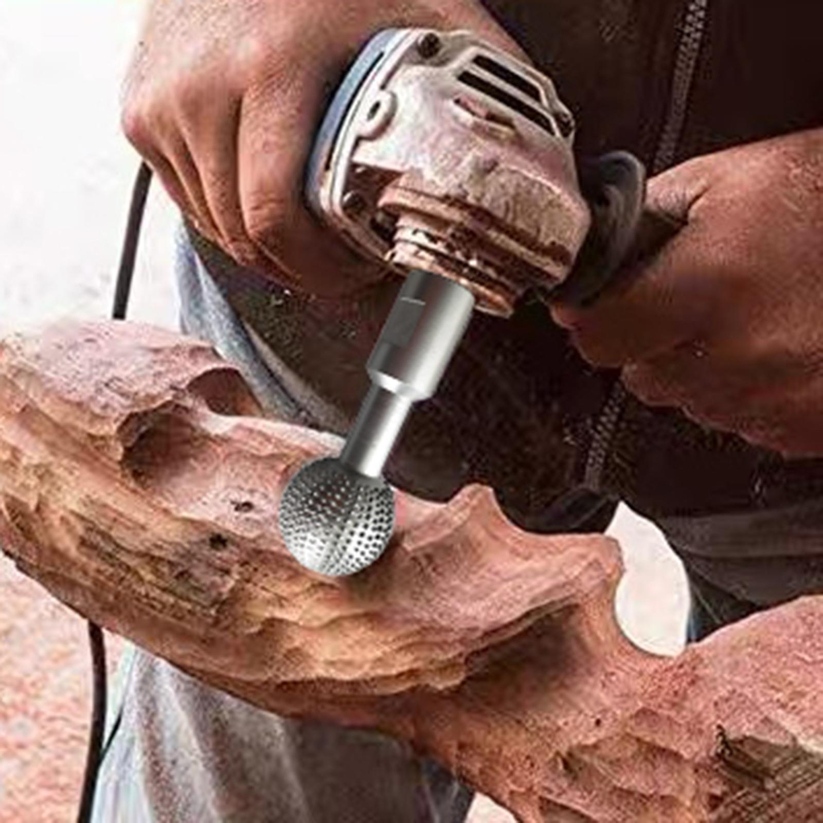 Sphere Rotary Burr Polishing Engraving Woodworking Attachment for Woodwork