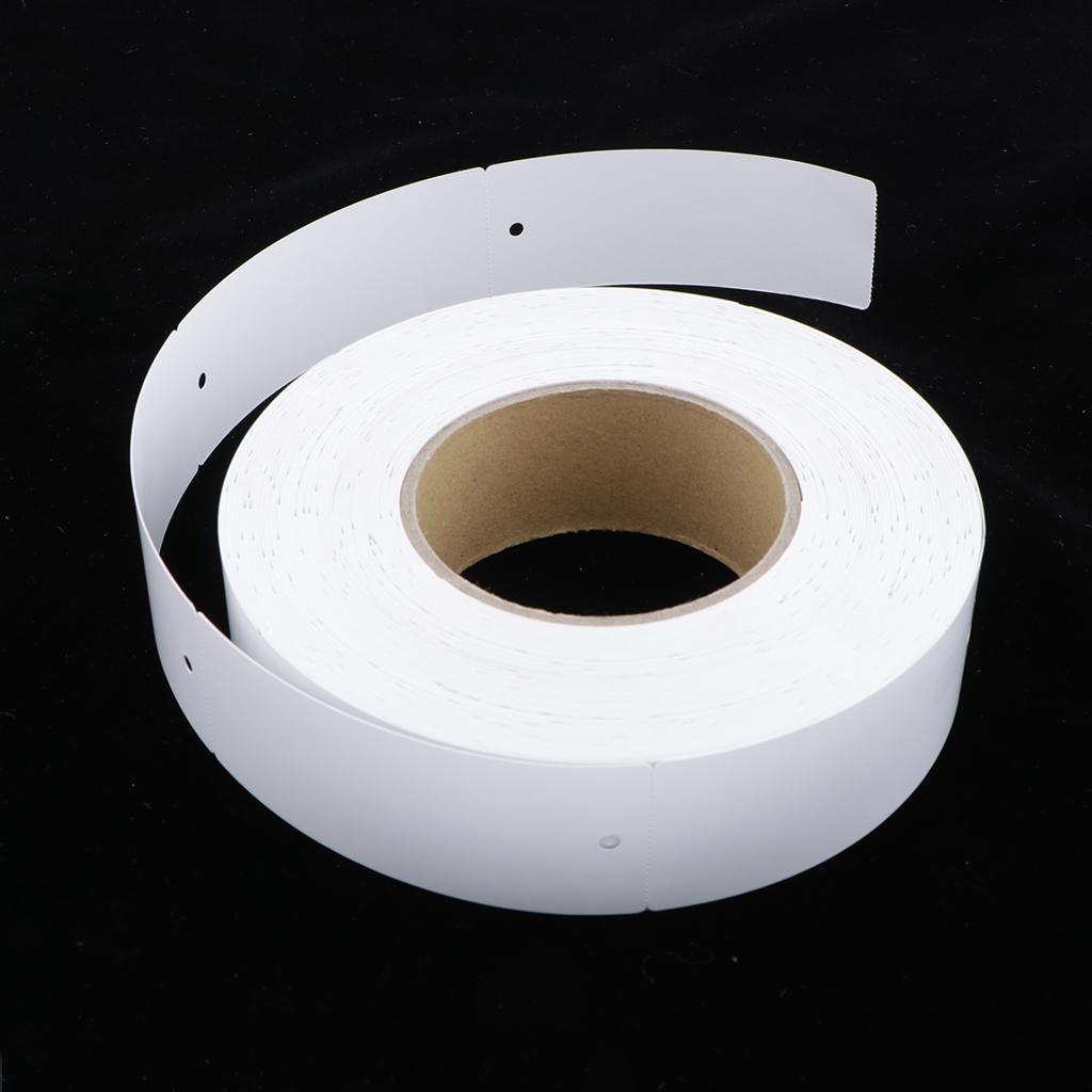 500pcs/roll White Unstrung Marking Tags Retail Shop Products Display Labels