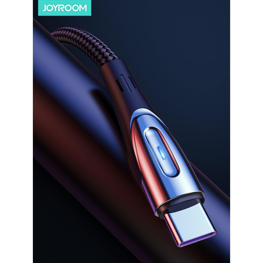 Dây cáp sạc nhanh Joyroom 3A có đèn LED thiết kế nhỏ gọn chất lượng cao cho iPhone Samsung Xiaomi