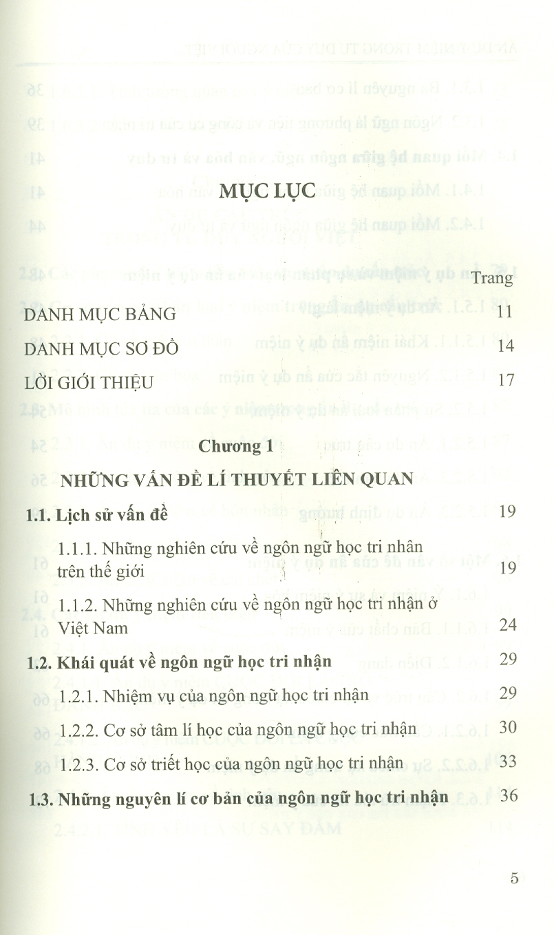 Ẩn Dụ Ý Niệm Trong Tư Duy Của Người Việt (Khảo Sát Trên Tư Liệu Ngôn Ngữ Đời Thường Của Người Việt Ở Một Số Tỉnh Đồng Bằng Bắc Bộ)