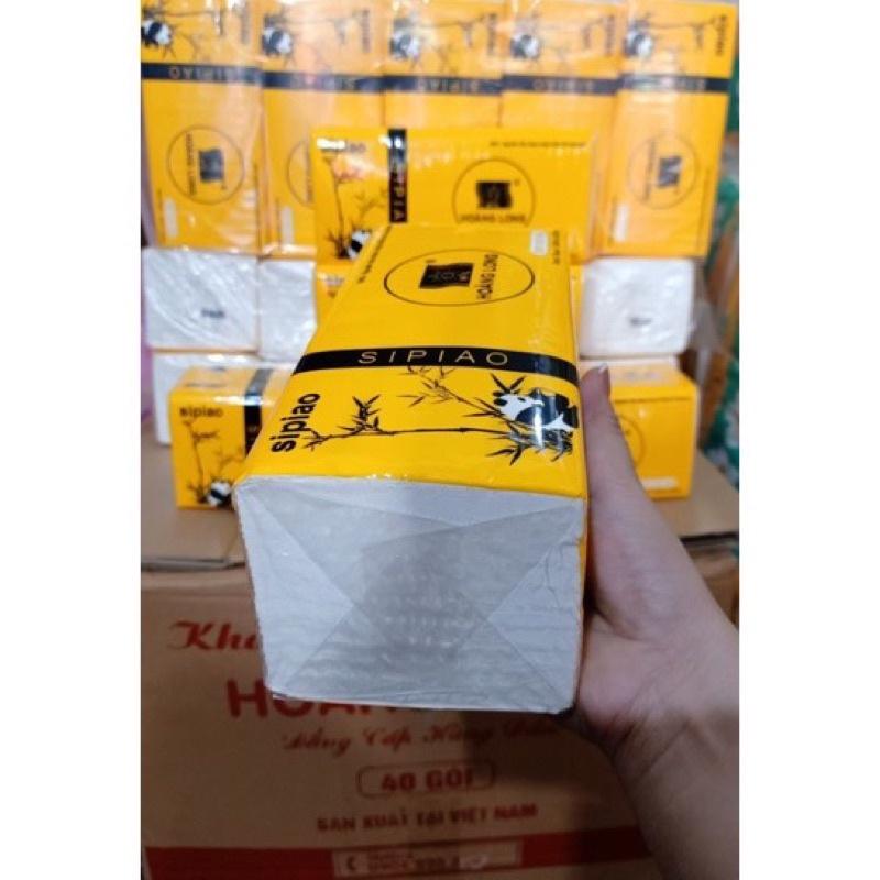 Khăn giấy lụa Sipiao Hoàng Long 260 tờ/2 lớp