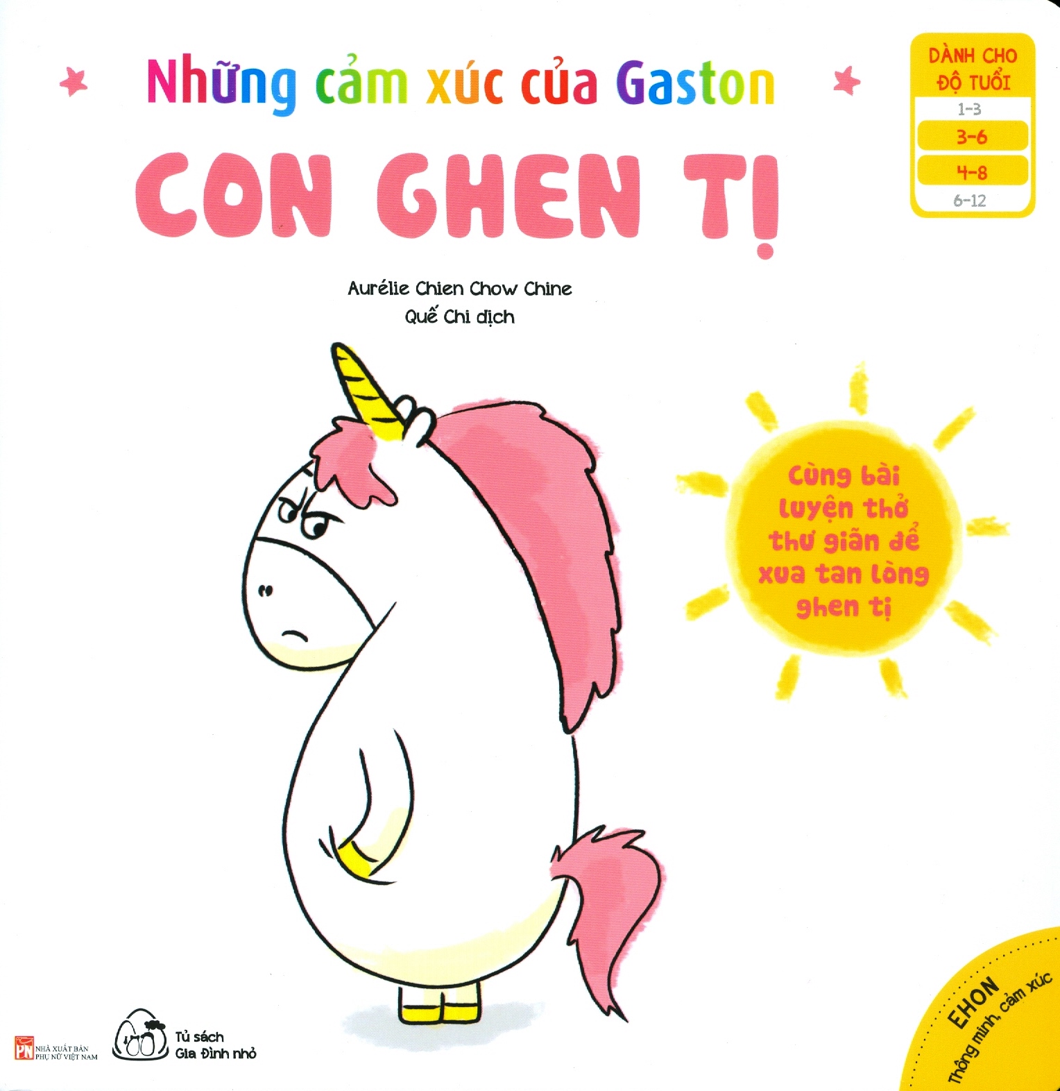 Sách Ehon Thông Minh, Cảm Xúc - Những Cảm Xúc Của Gaston (3-8 tuổi) - Con Ghen Tị