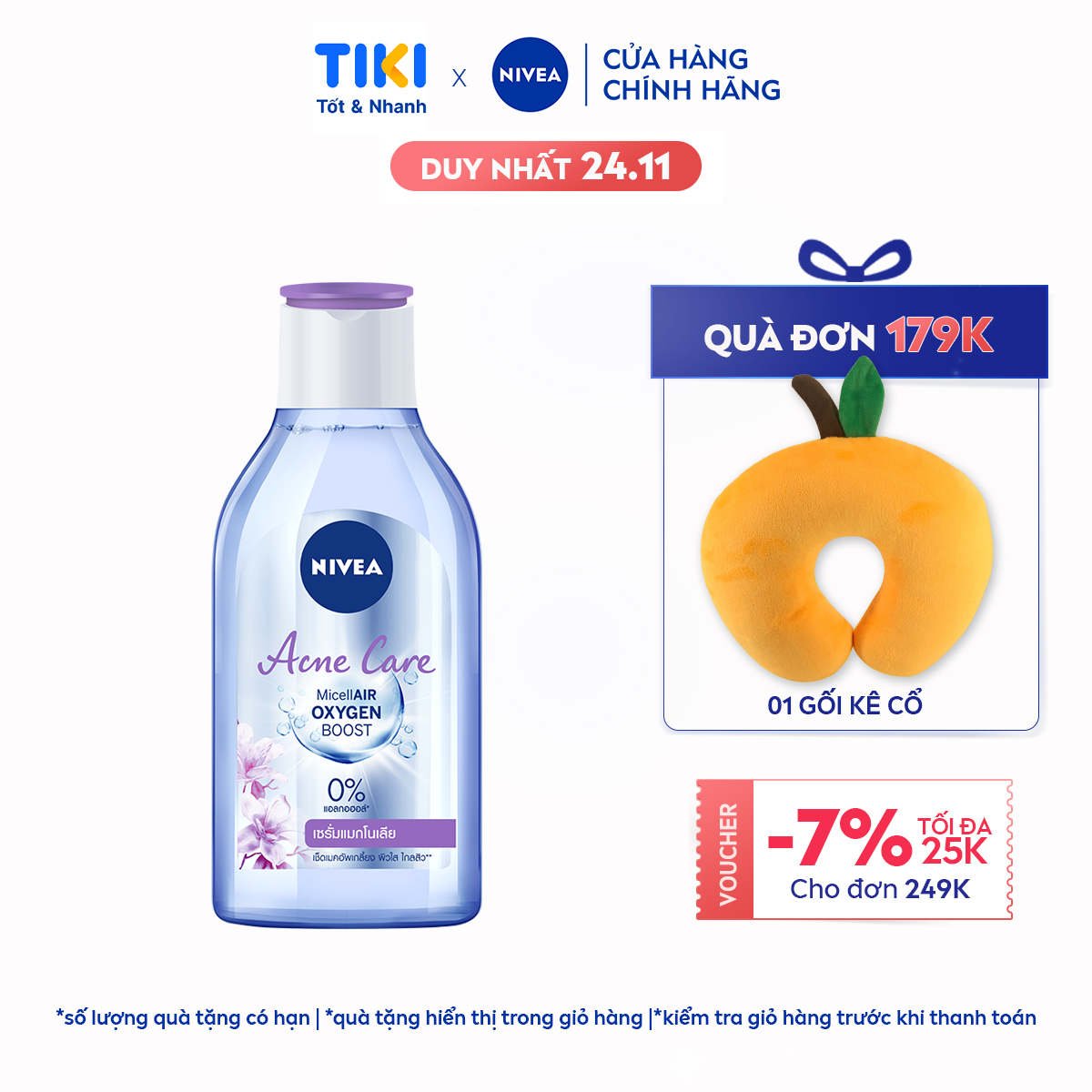 Nước Tẩy Trang Nivea Ngừa Mụn Acne Care Micellar Water (400ML) - 80116