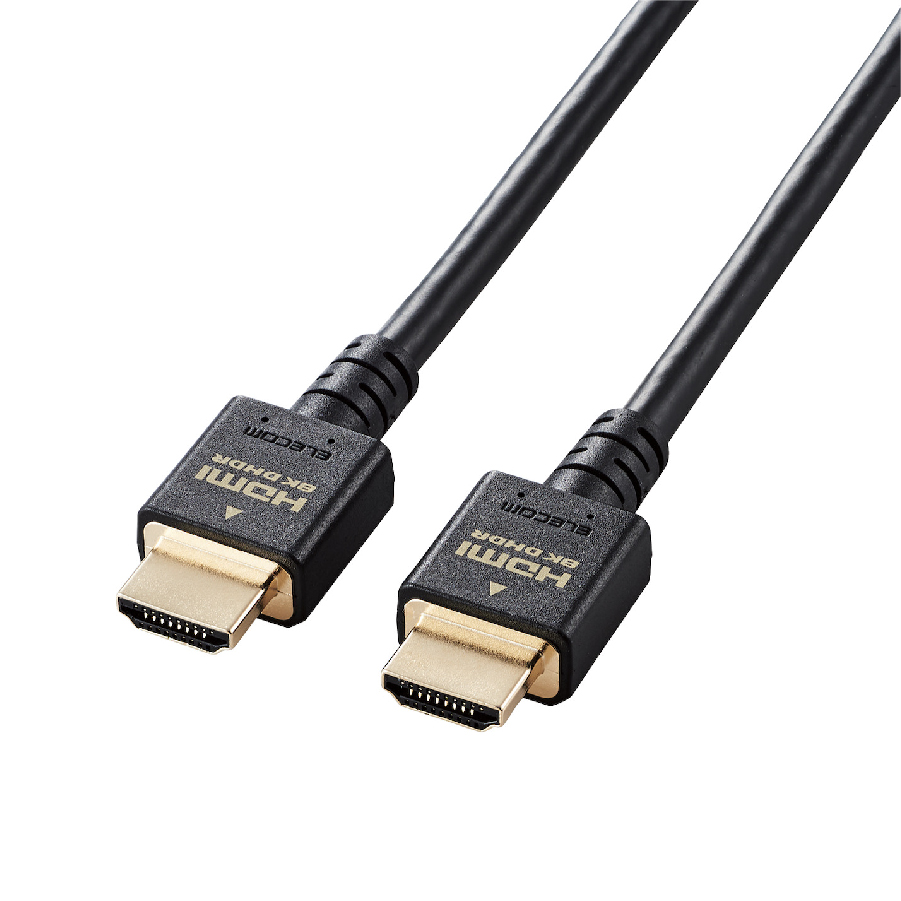 Cáp HDMI 8K HDR 48Gbps Dolby Vision ELECOM CAC-HD21E (1m) - Hàng chính hãng