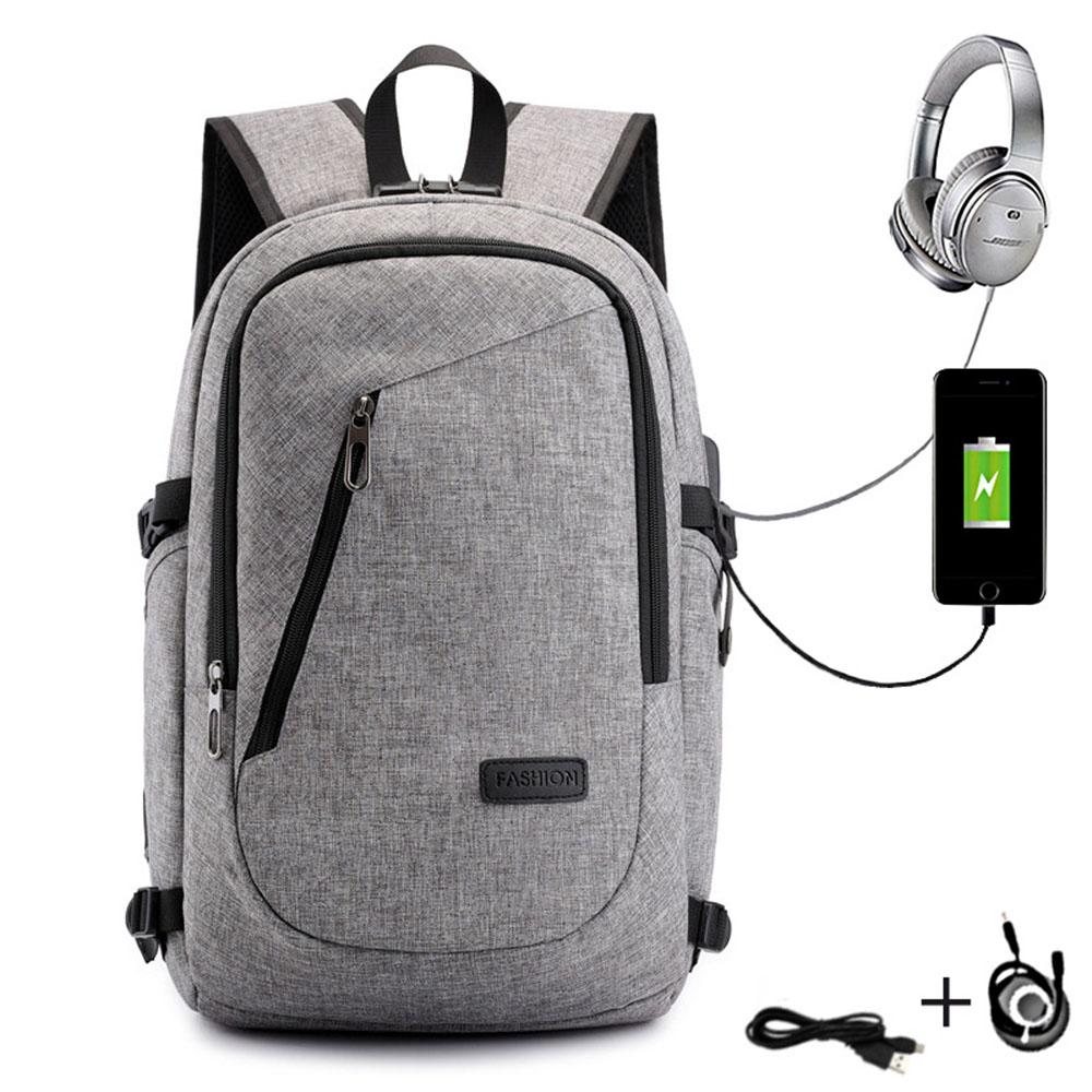 Ba Lô Laptop 15.6 Inch USB Sạc Tai Nghe Lỗ Công Suất Lớn Kinh Doanh Đa Chức Năng Túi Laptop Dành Cho Nam/Nữ du Lịch