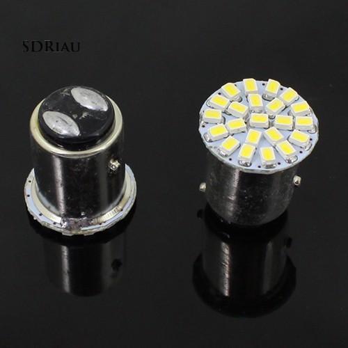 Set 2 bóng đèn led gắn đuôi 1157 BAY15D 22 SMD cho xe ô tô