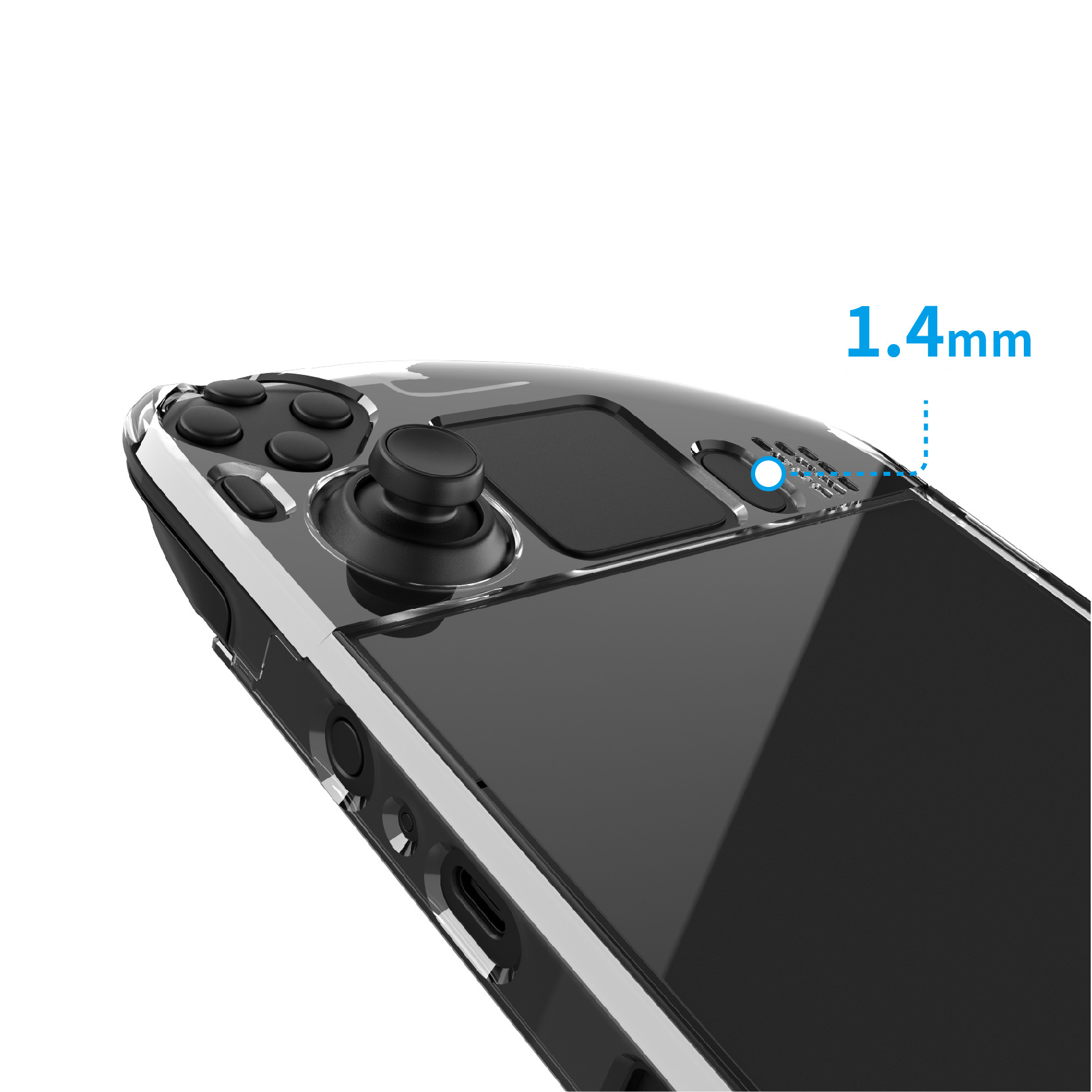 Bao Case Trong Suốt PC Crystal bảo vệ cho Máy chơi game Valve Steam Deck