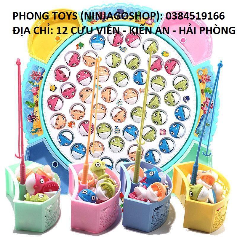 Bộ đồ chơi câu cá có nhạc chạy bằng pin cho bé (ảnh thật shop tự chụp)