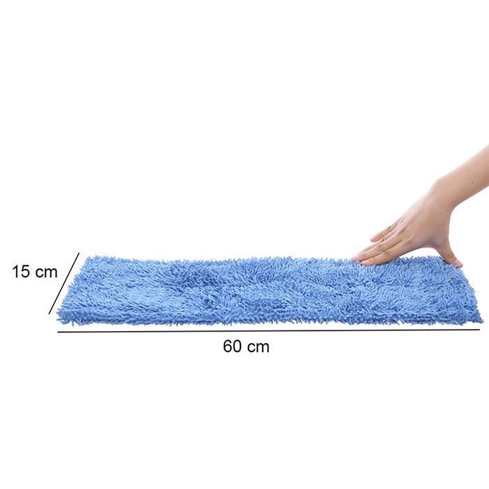 Bông lau sàn công nghiêp dùng thay thế cho cây lau san hô size 60cm bông sợi microfiber siêu sạch