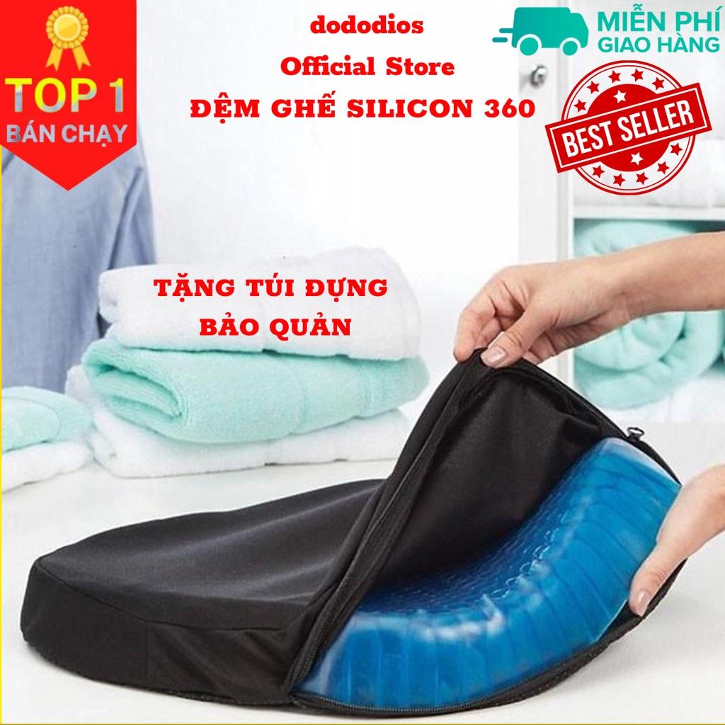 Đệm ngồi 3D Silicon cao cấp thoáng khí chống đau mỏi, Lưu Thông Máu Thoáng Khí - Hãng dododios