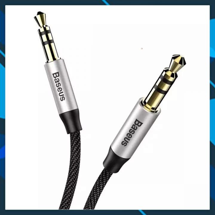 Cáp âm thanh Baseus M30 - AUX Audio 3.5mm - truyền tải âm thanh chất lượng cao- Hàng Chính Hãng