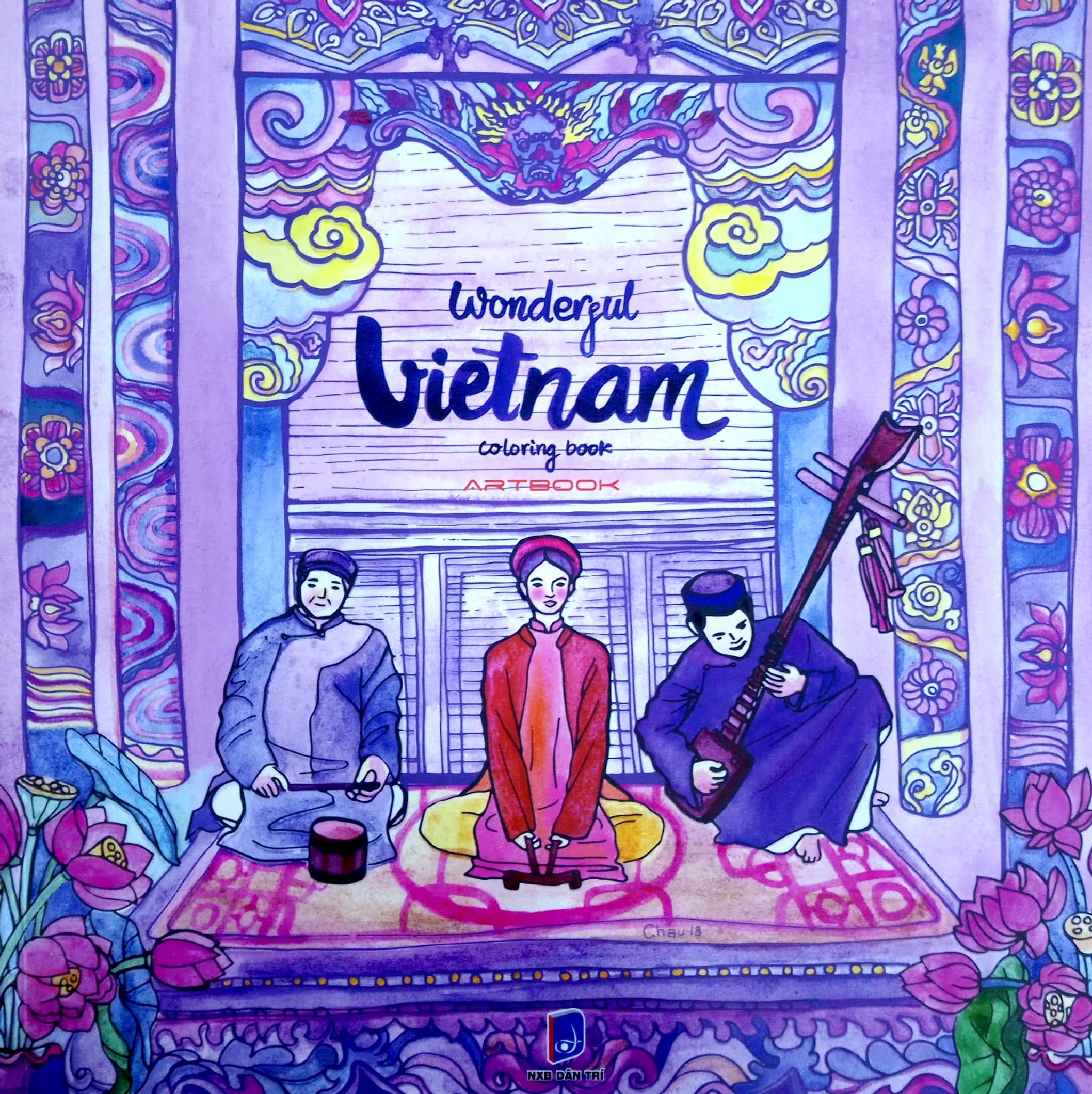 Wonderful Vietnam Coloring Book