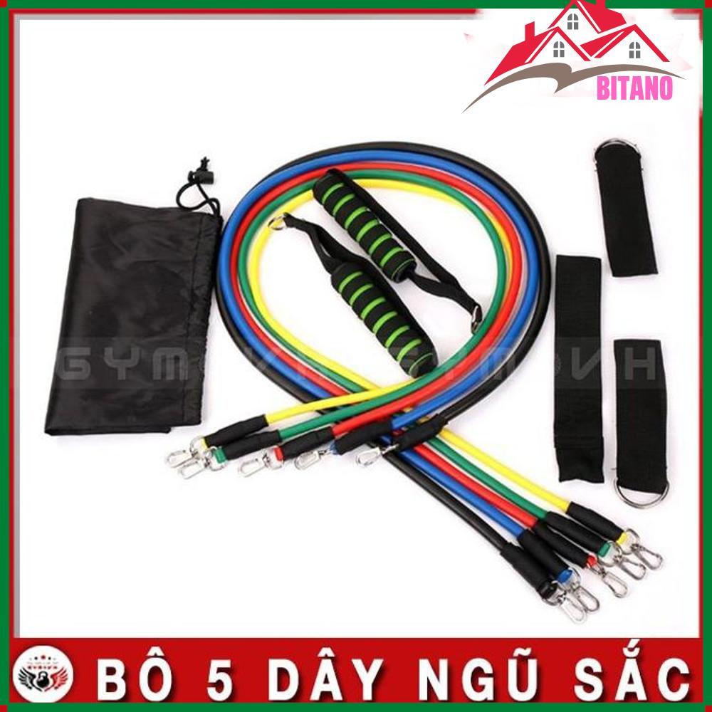 Bộ 5 Dây Ngũ Sắc BITANO Tập Gym - Full Body