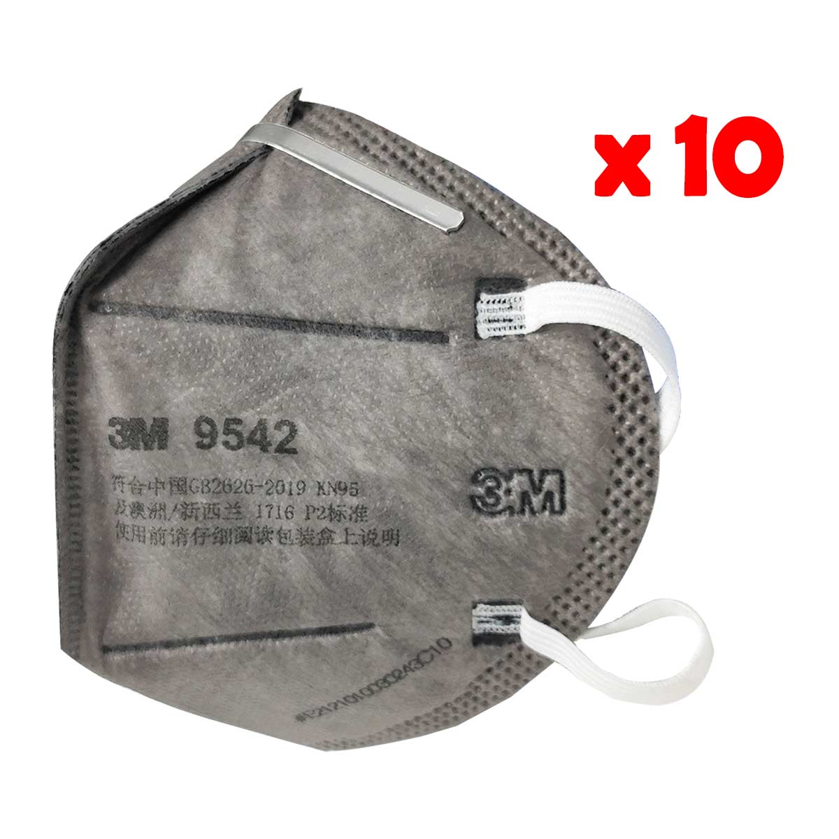 Khẩu trang lọc bụi và hơi hóa chất 9542 3M, tiêu chuẩn KN95, lọc tối thiểu 95%