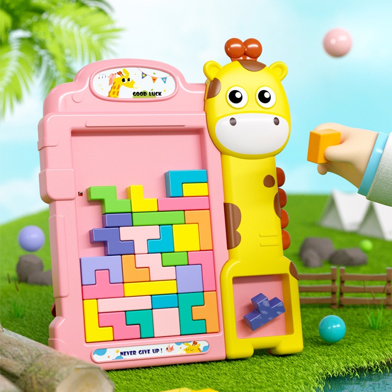 Đồ Chơi Xếp Hình Tetris Luyện Tập Trí Não Cho Trẻ