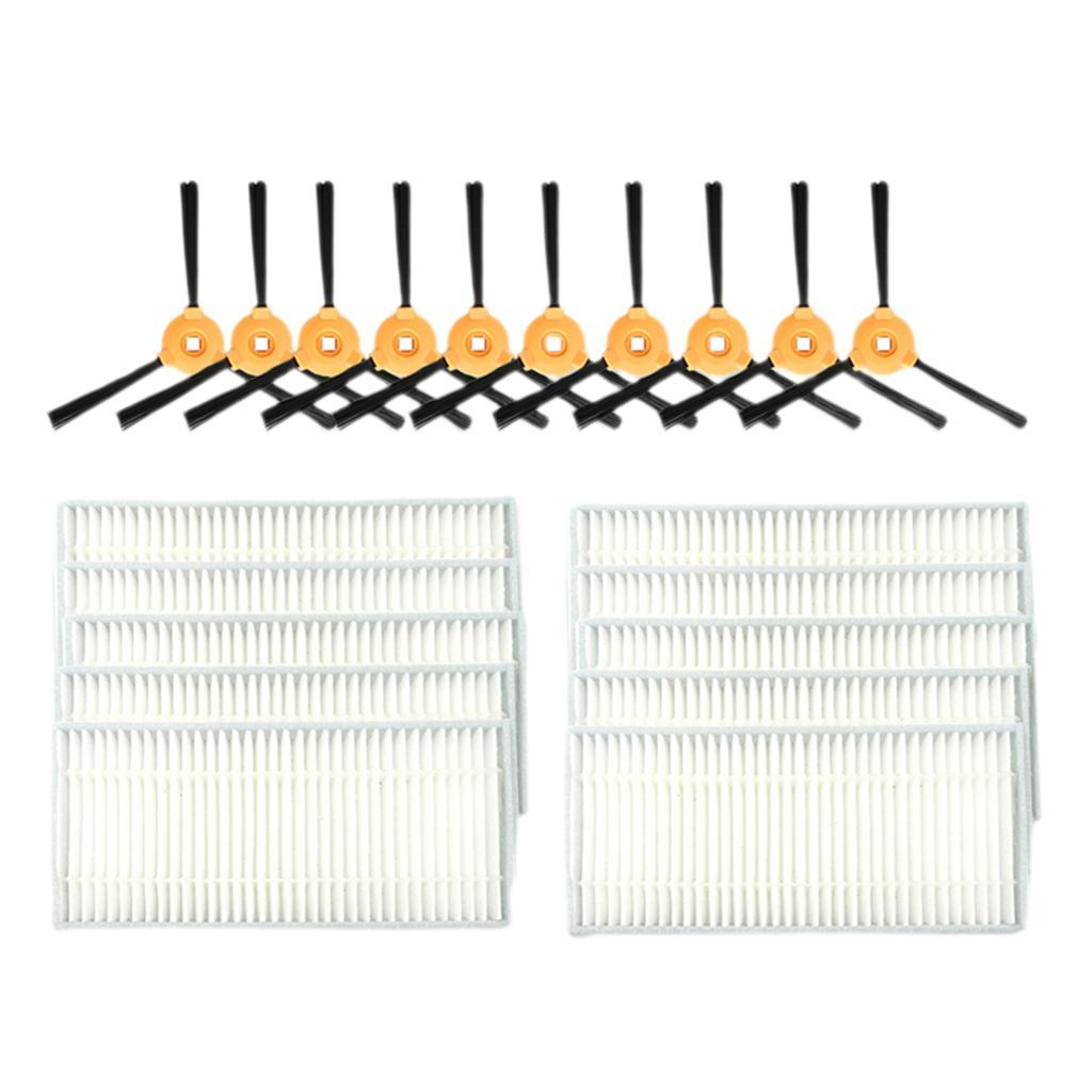 Side Brush Hepa Filters Vacuum Cleaner Accs Parts Set for  N79 N79S