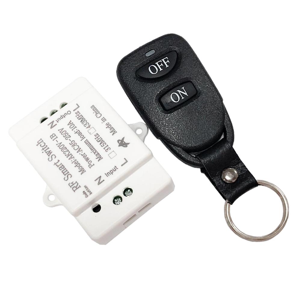433Mhz Relay Switch  - Wireless FR Remote Control Switches for Lights, Curtain, Electrical