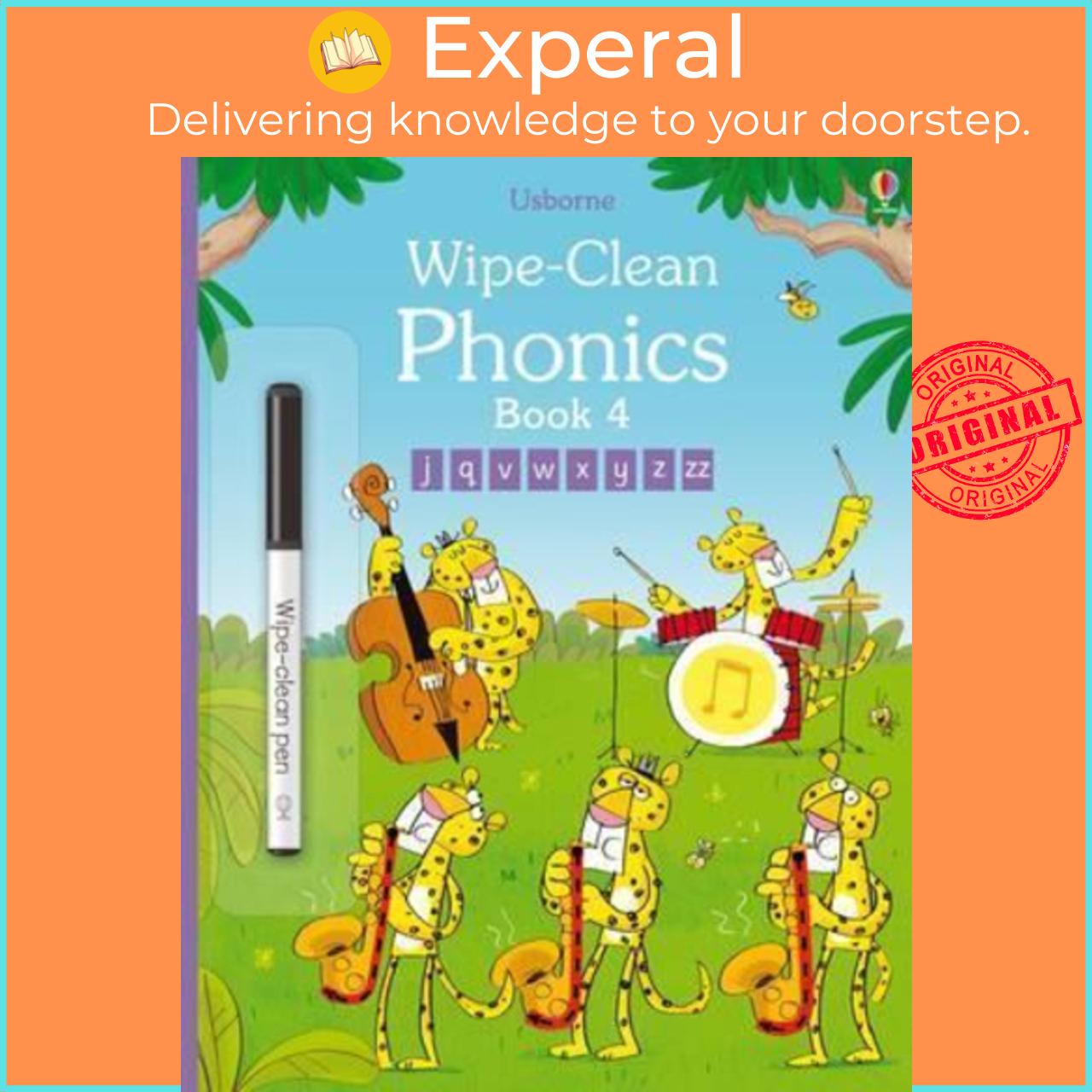 Sách - Wipe-Clean Phonics Book 4 by Mairi Mackinnon Fred Blunt