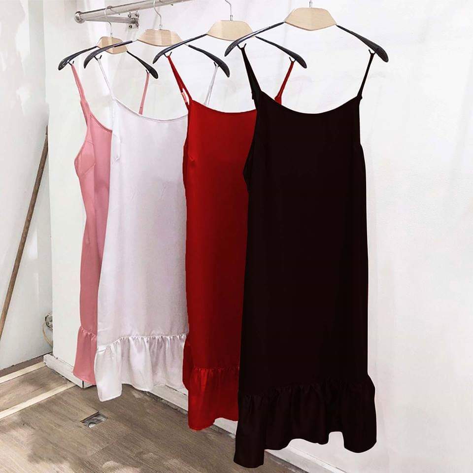 ĐẦM NGỦ LỤA CAO CẤP -MÀU TRẮNG