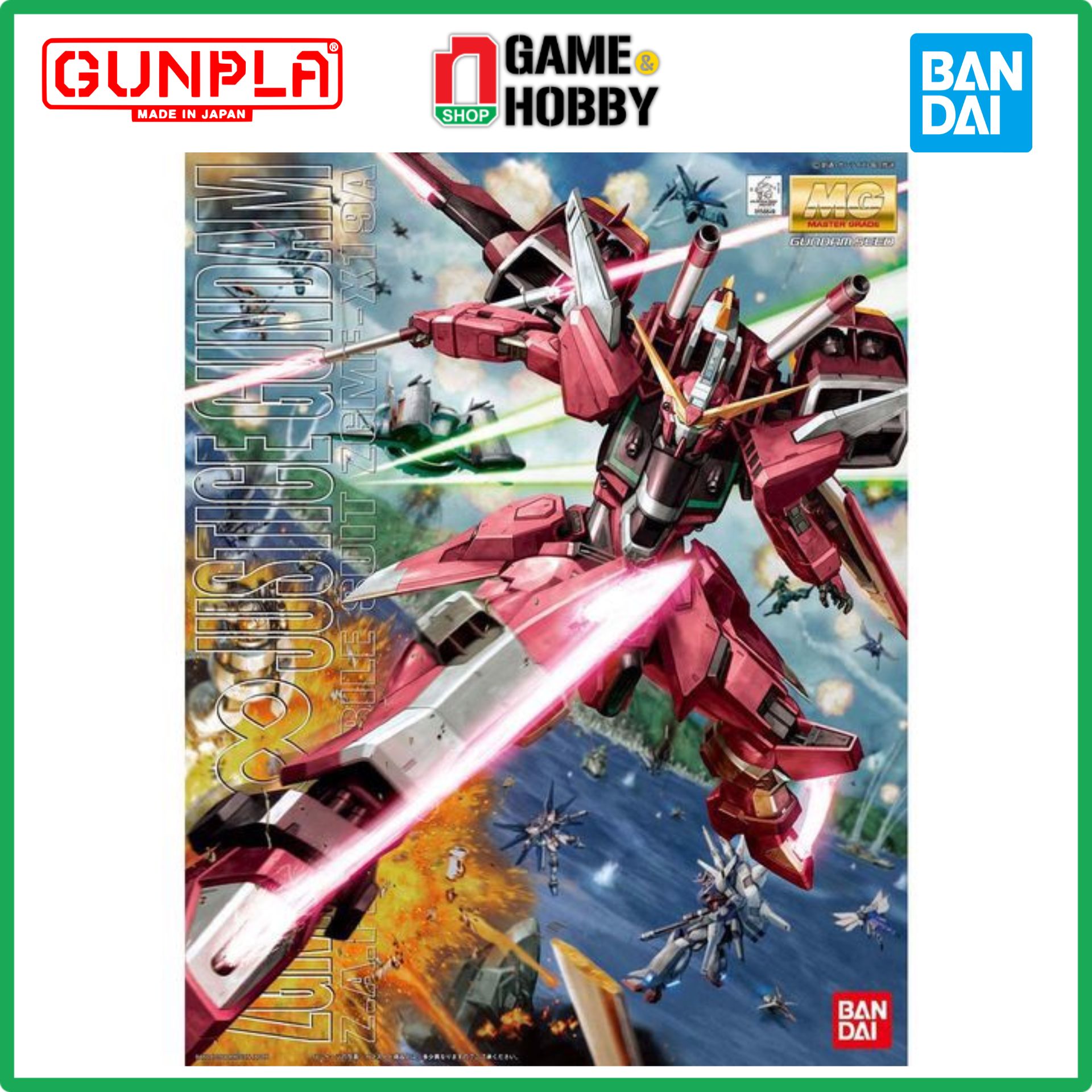 Mô Hình Lắp Ráp  INFINITE JUSTICE GUNDAM - MG - 1/100 - MÔ HÌNH GUNPLA CHÍNH HÃNG BANDAI