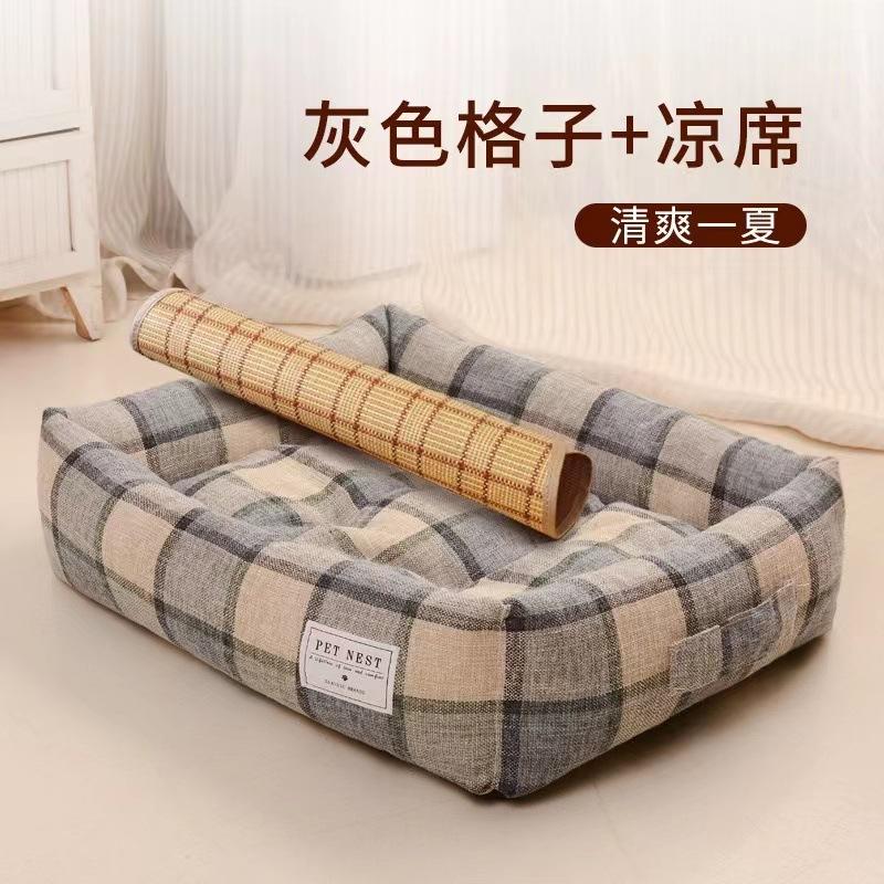 Cũi chó đảm bảo chất lượng bốn mùa hè phổ thông Teddy Fadou Corgi Bichon Pomeranian cũi chó vừa và nhỏ cũi thú cưng