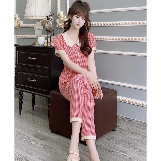 Đồ bộ mặc nhà chất lụa hàn