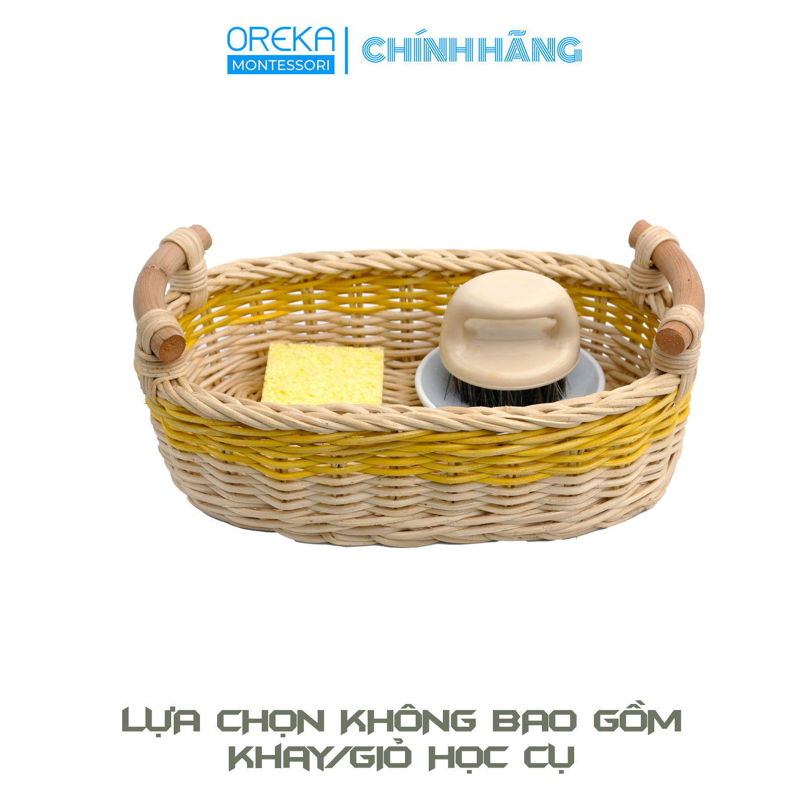 Bộ giáo cụ Oreka Montessori Cọ bàn