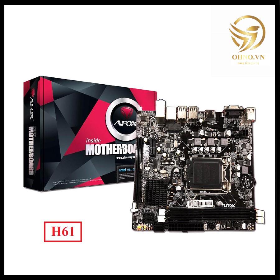 Main Máy Tính AFOX H61 Full Box Mainboard Linh Kiện Điện Tử Cho Máy Tính PC -hàng chính hãng