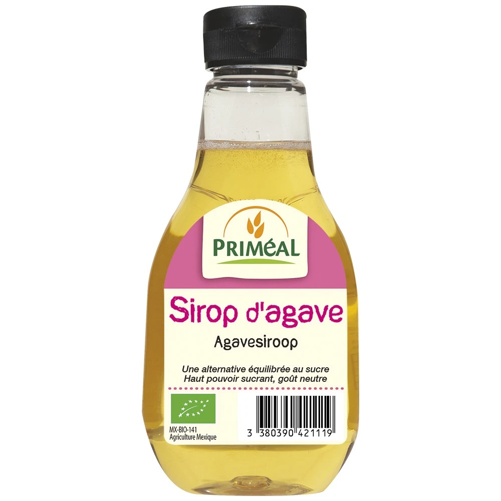 Siro Cây Thùa Hữu Cơ Primeal Organic Agave Syrup 330g