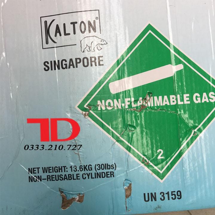 Gas lạnh ô tô R134 KALTON 13.6KG, Môi chất lạnh R134