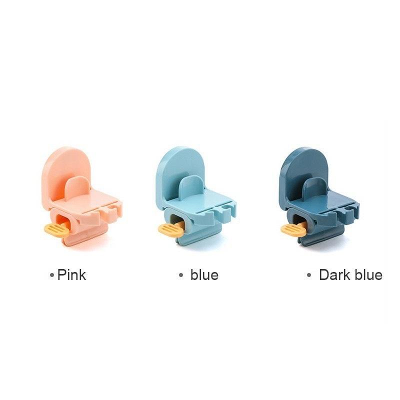 Kẹp Ép Kem Đánh Răng - Treo Bàn Chải - Up Cốc - Dụng Cụ Đa Năng Dán Tường Phòng Tắm Đa Năng Tiện Dụng - TakyHome 4019