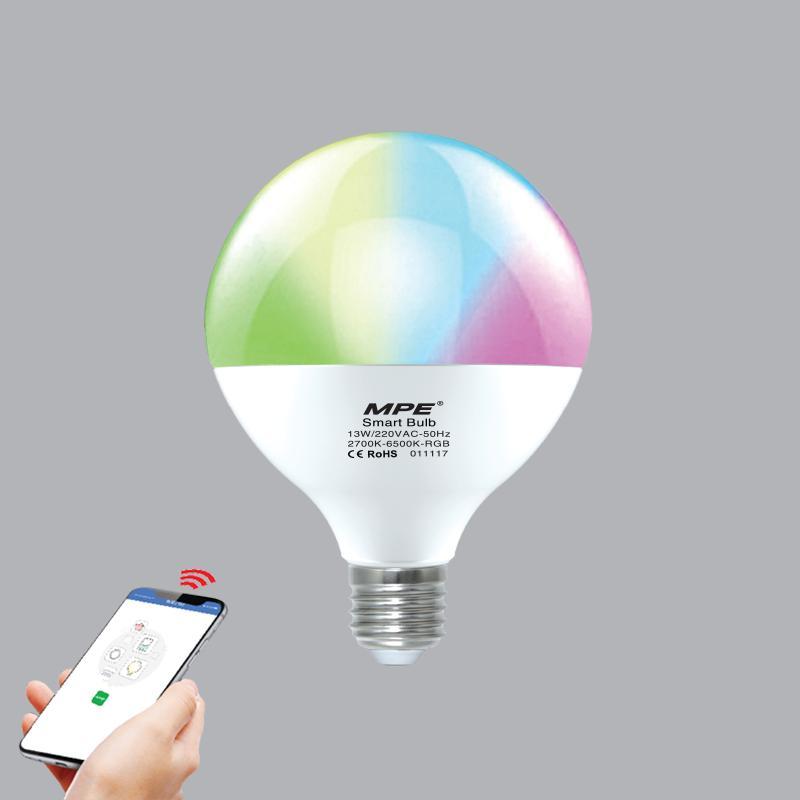 ĐÈN LED BULB SMART MPE 13W WIFI ĐỔI MÀU
